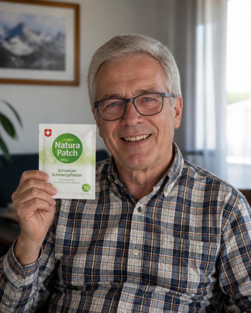 Zufriedener Kunde mit Natura Patch